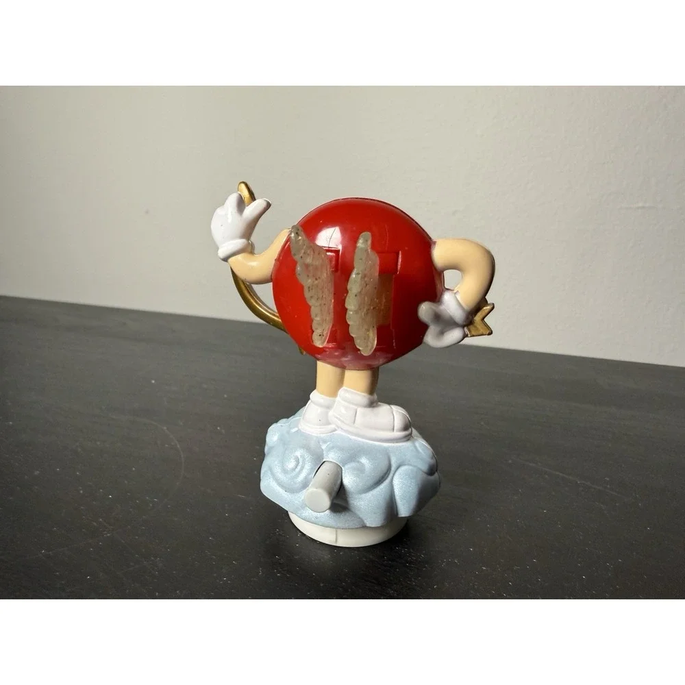 M&M Candy Topper Red Cupid Flapping Wings Bow And Arrow Valentines Day